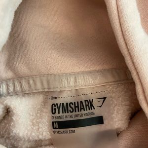 Pink gym shark sweatshirt